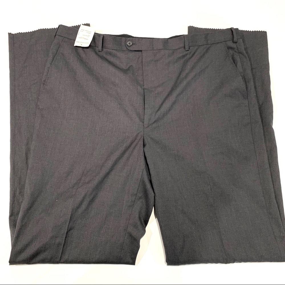 Hickey Freeman Men’s Grey Trouser Dress Pants